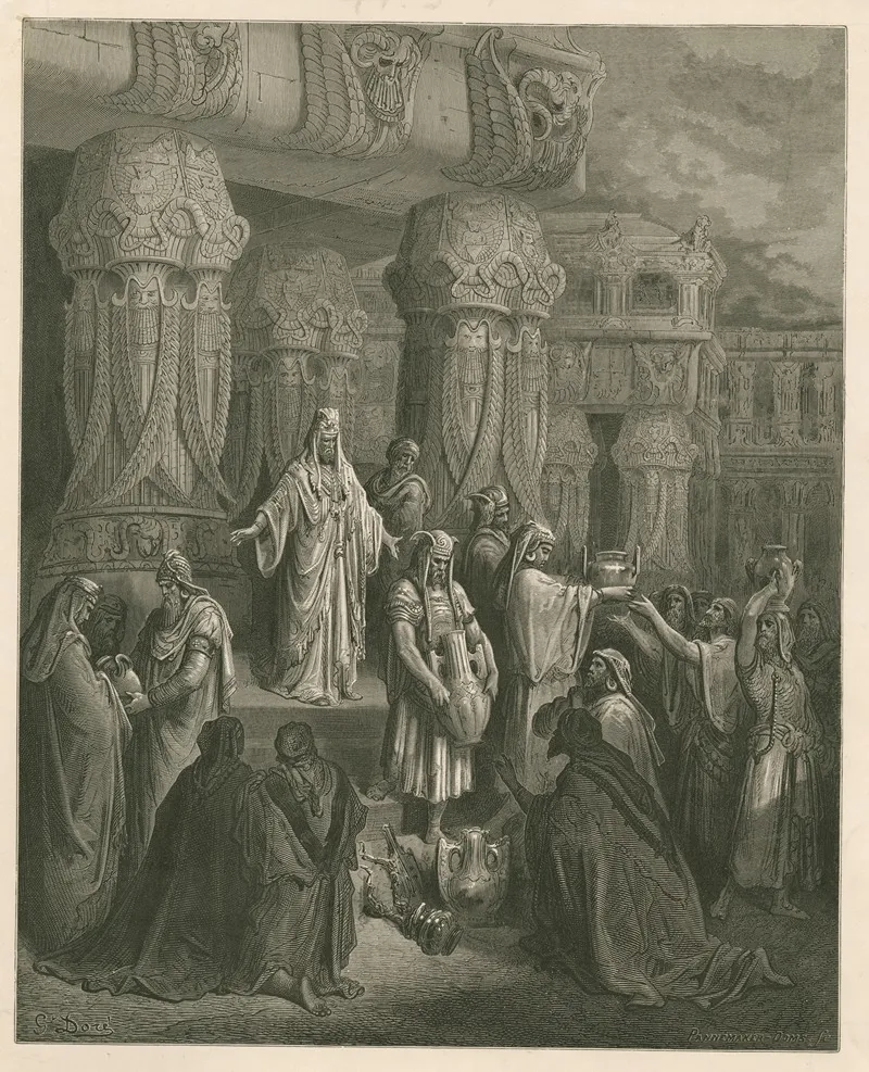 Cyrus Rendant Les Vases Du Temple De Jerusalem