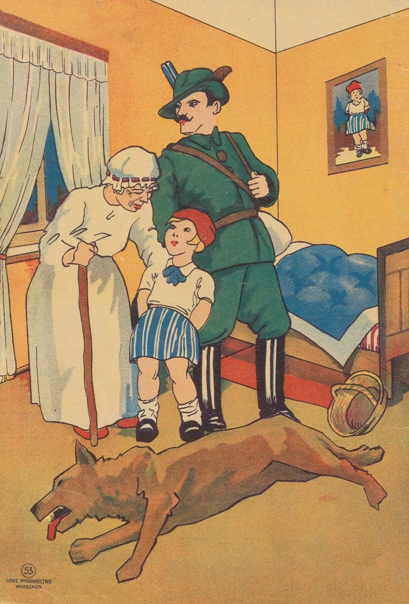 Czerwony Kapturek Pl 6 Wall Art by K. Koziańskich - High-Resolution Digital Print