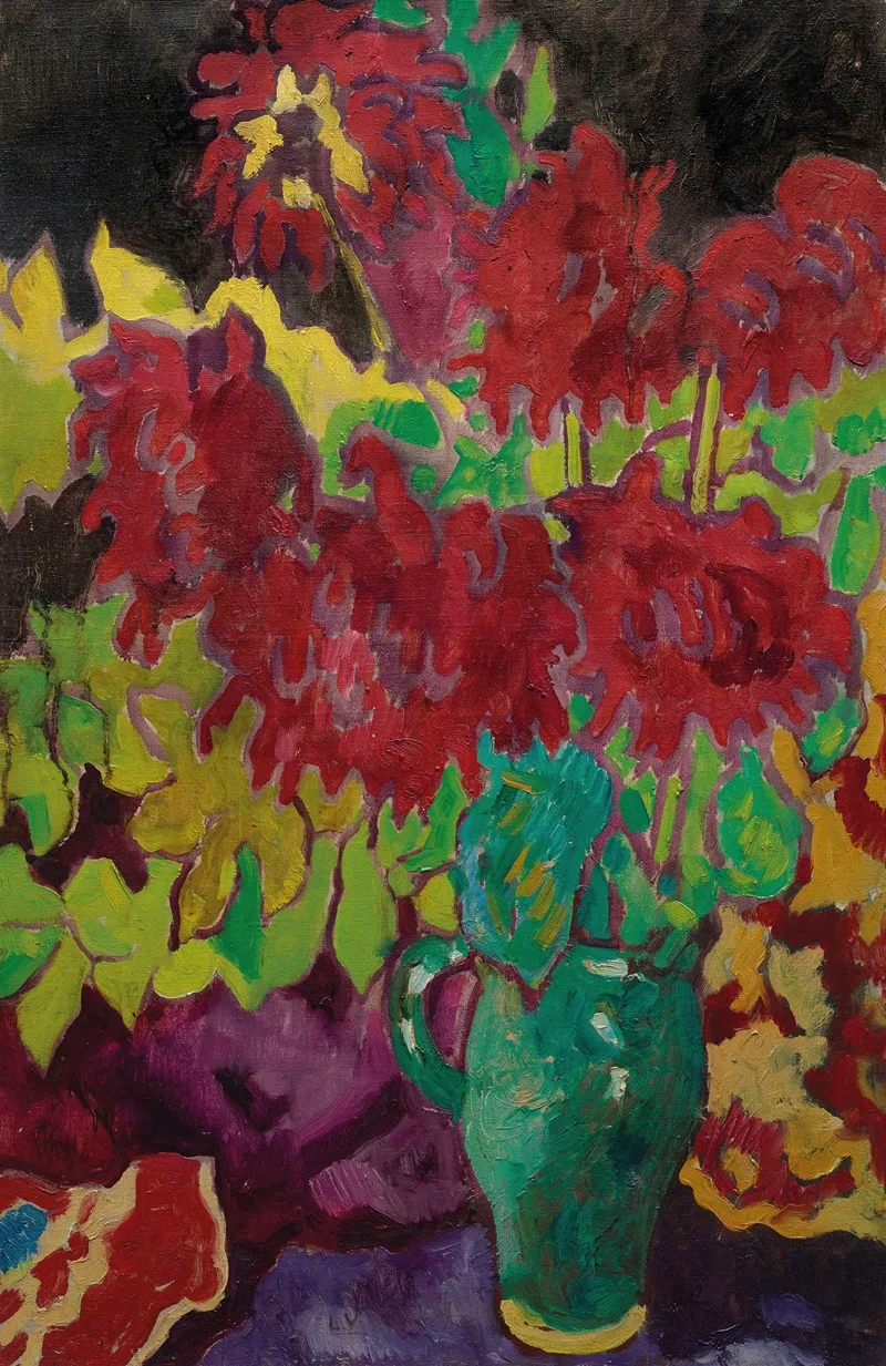 Dahlias 6 Wall Art by Louis Valtat - High-Resolution Digital Print