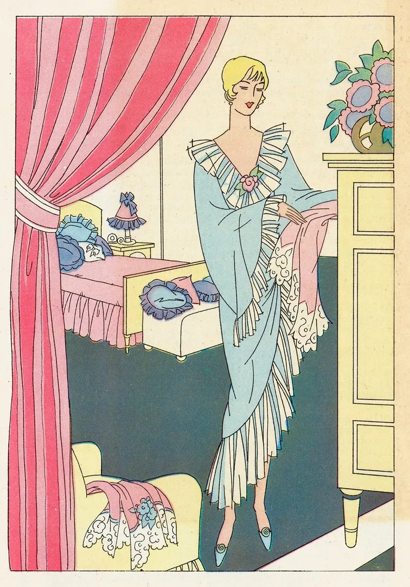 Dainty Negligees Wall Art by Marie Josephine Carr - High-Resolution Digital Print