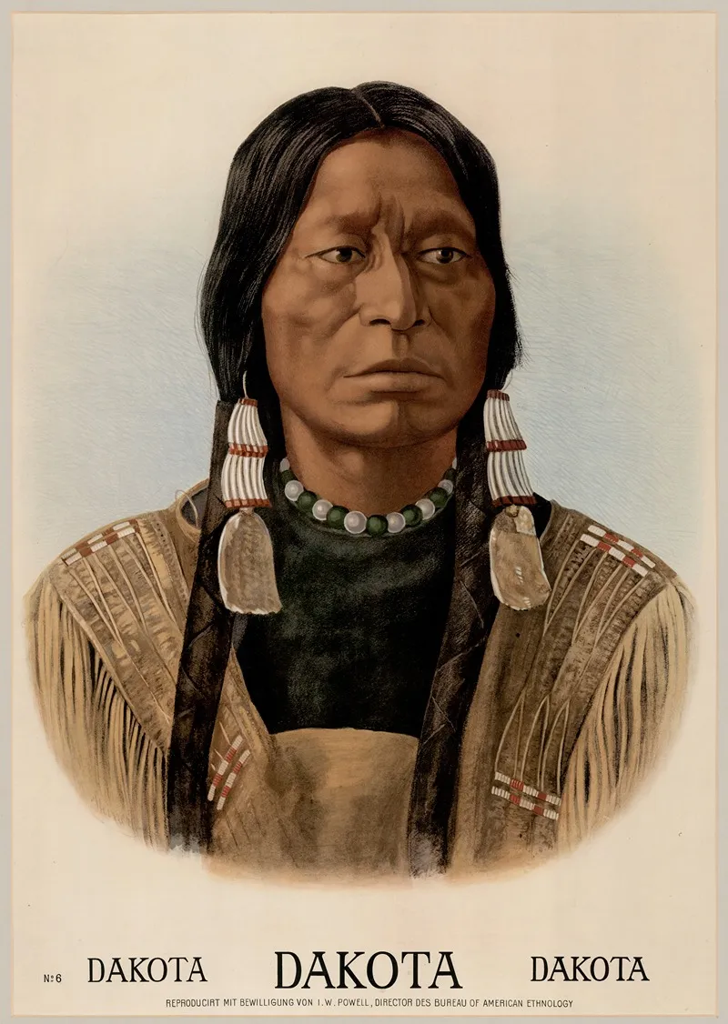Dakota Wall Art by John Wesley Powell - High-Resolution Digital Print