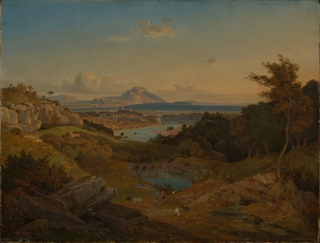 Dalmatinische Kustenlandschaft Wall Art by Leopold Rottmann - High-Resolution Digital Print