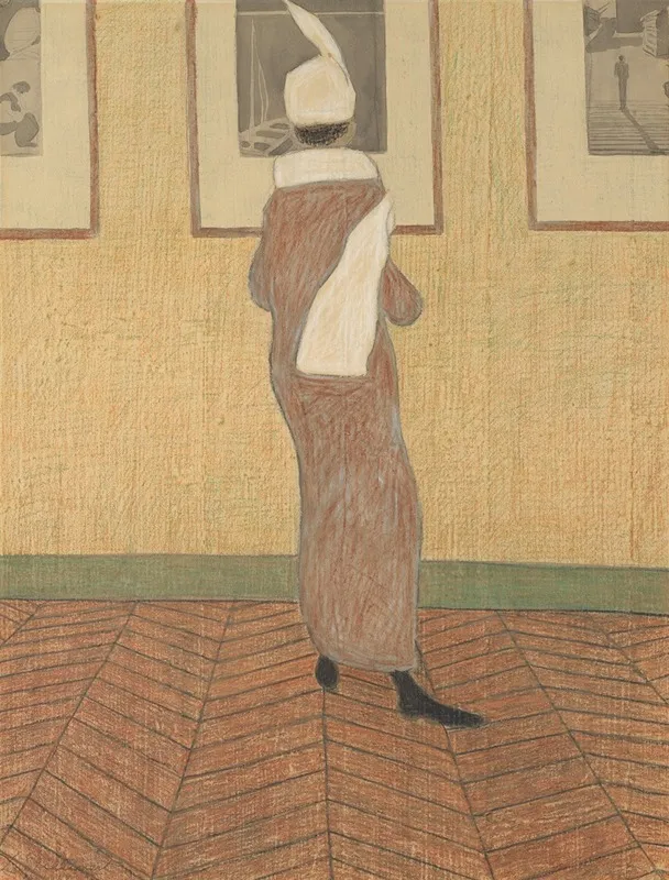 Dame In Expositie