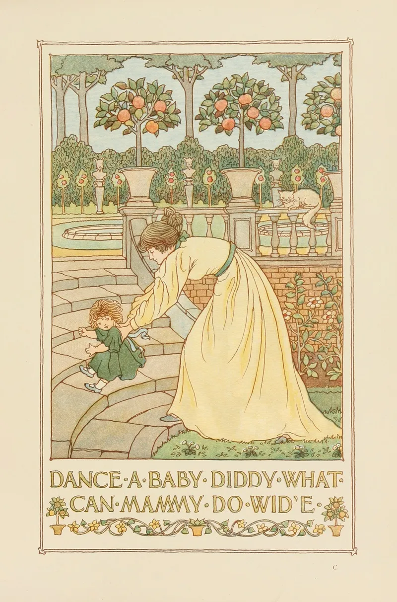 Dance A Baby Diddy Wall Art by Francis Donkin Bedford - High-Resolution Digital Print