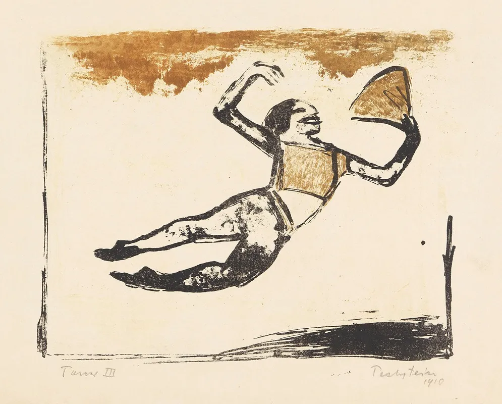 Dance Iii Wall Art by Hermann Max Pechstein - High-Resolution Digital Print