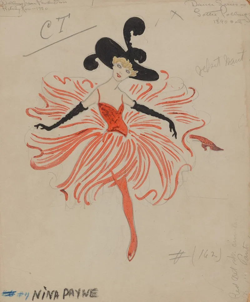 Dance Series Pottie Pollings Wall Art by Helen Marguerite O'Kane - High-Resolution Digital Print