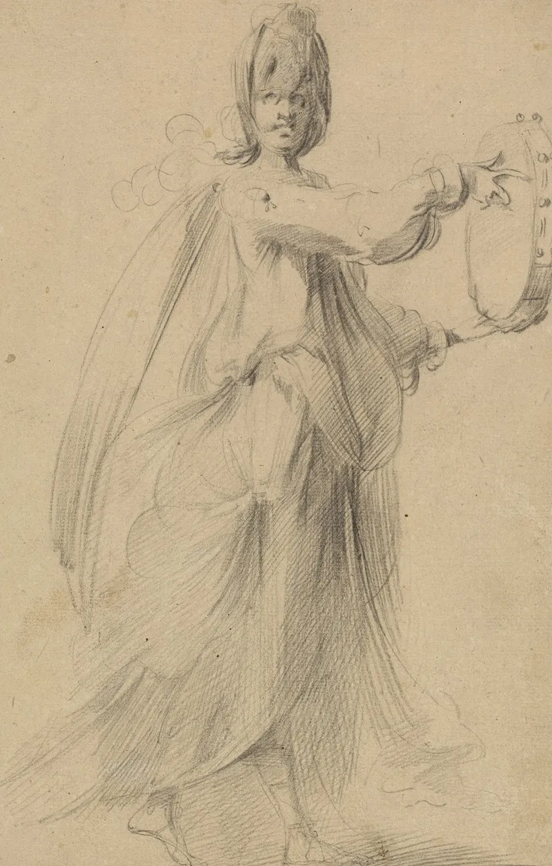 Dancer With A Tambourine