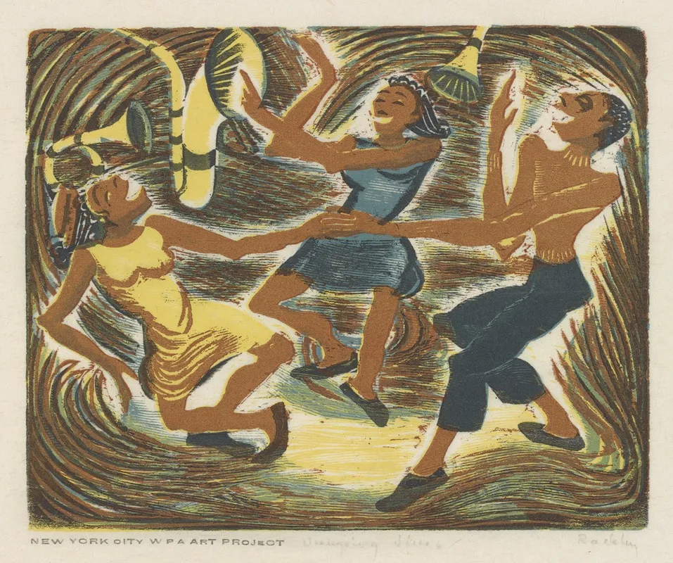 Dancing 3 Wall Art by Rudley - High-Resolution Digital Print