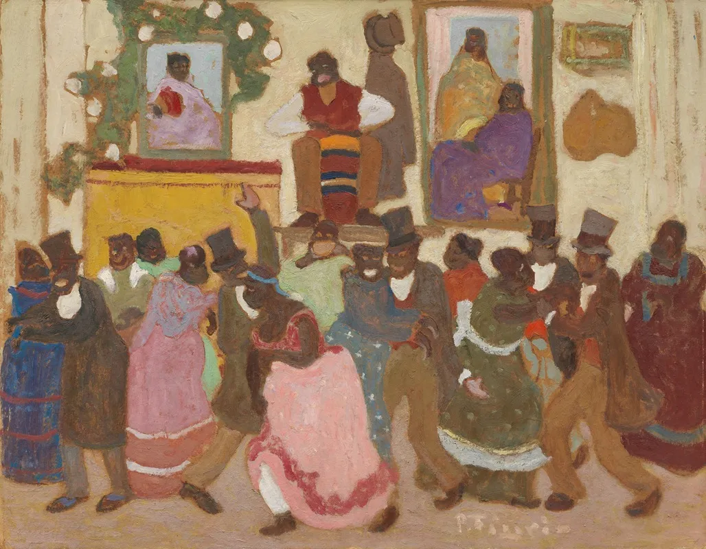Dancing People Wall Art by Pedro Figari - High-Resolution Digital Print