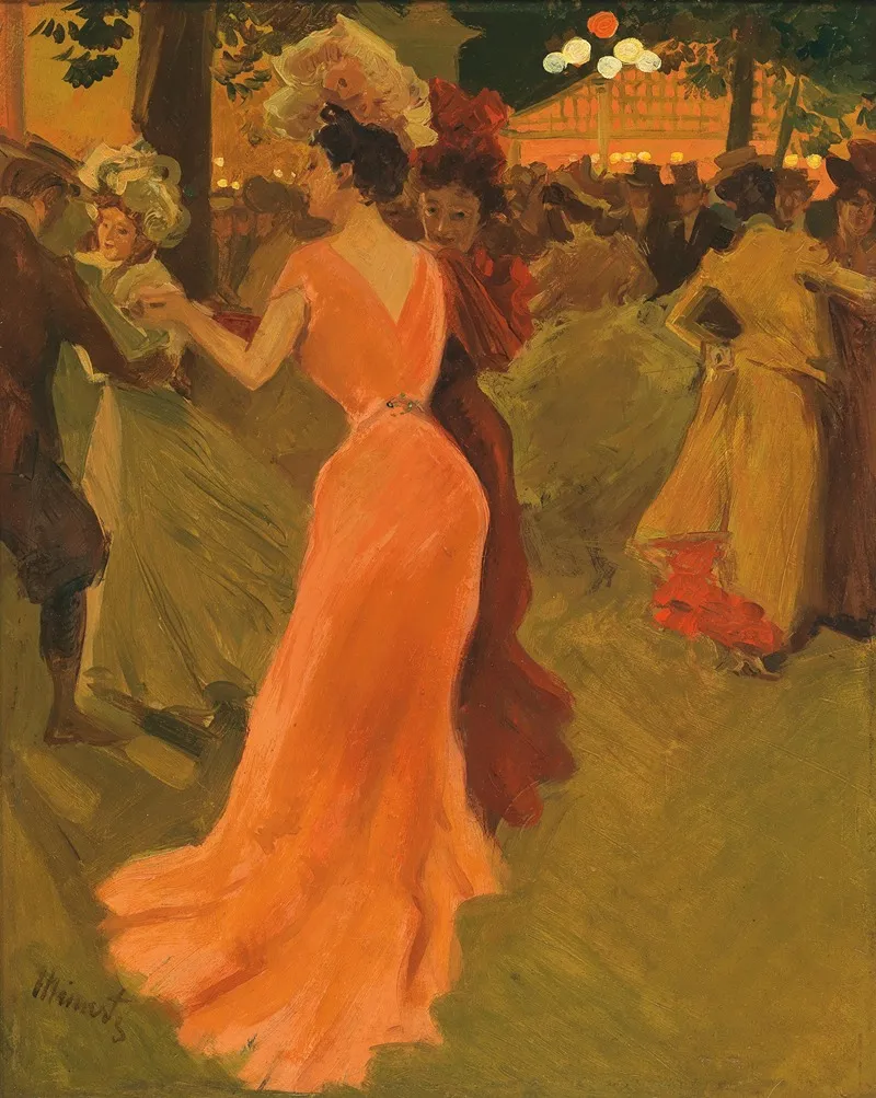 Dancing Under Lanterns Wall Art by Tony Minartz - High-Resolution Digital Print