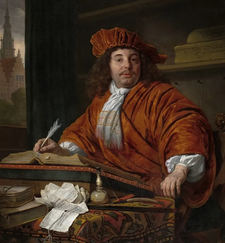 Daniel Bernard 1626 1714 Wall Art by Bartholomeus van der Helst - High-Resolution Digital Print