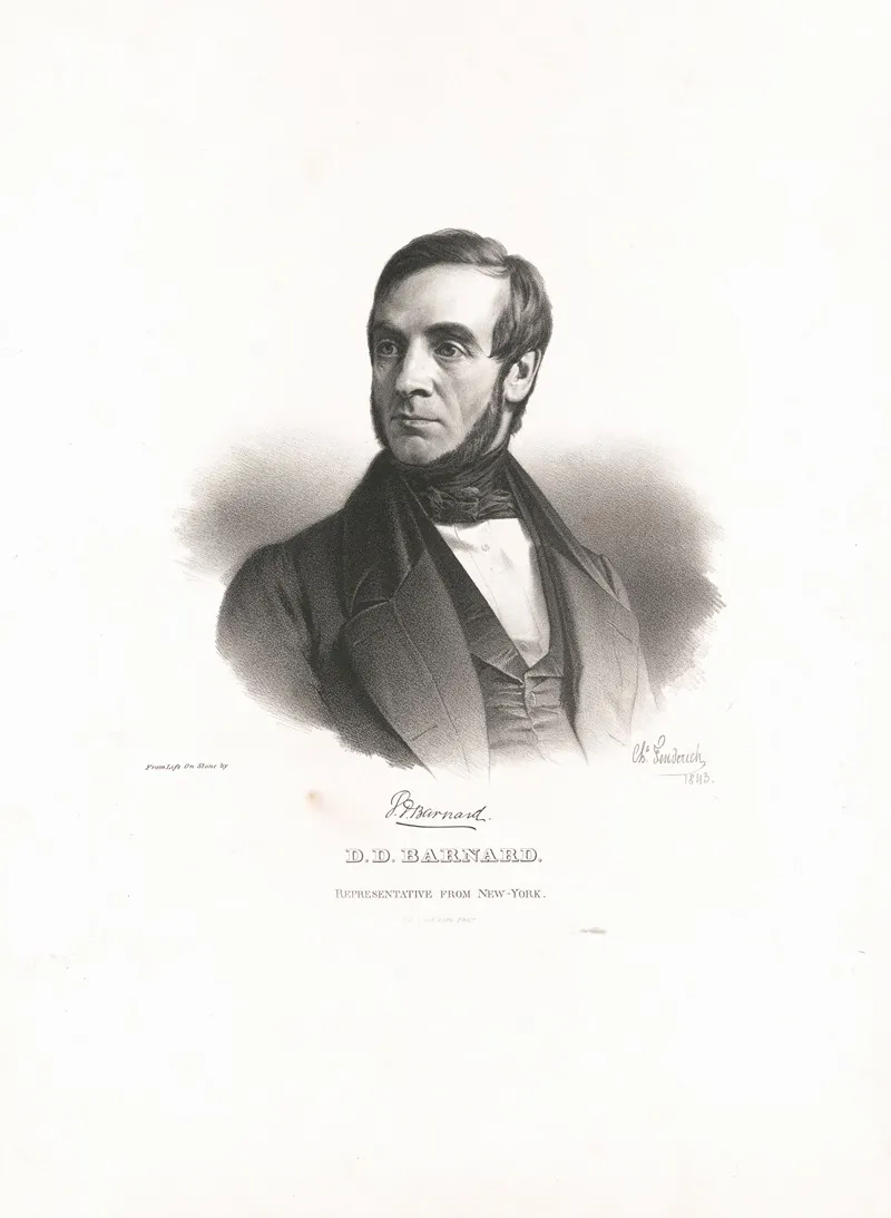Daniel D Barnard Representative From New York Wall Art by Charles Fenderich - High-Resolution Digital Print