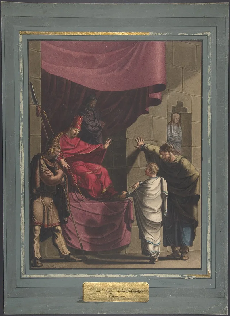Daniel Interprets Nebuchadnezzars Dream Wall Art by Franz von Hauslab the Younger - High-Resolution Digital Print