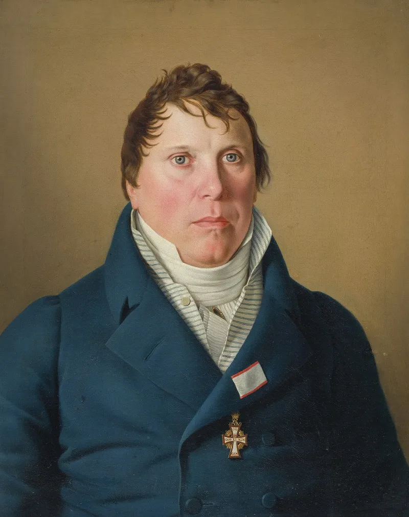 Danish Governor Lund Wall Art by Christoffer Wilhelm Eckersberg - High-Resolution Digital Print