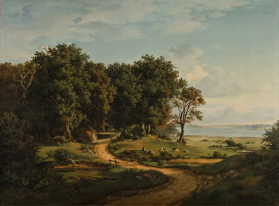Danish Landscape 3 Wall Art by Julius Hellesen - High-Resolution Digital Print