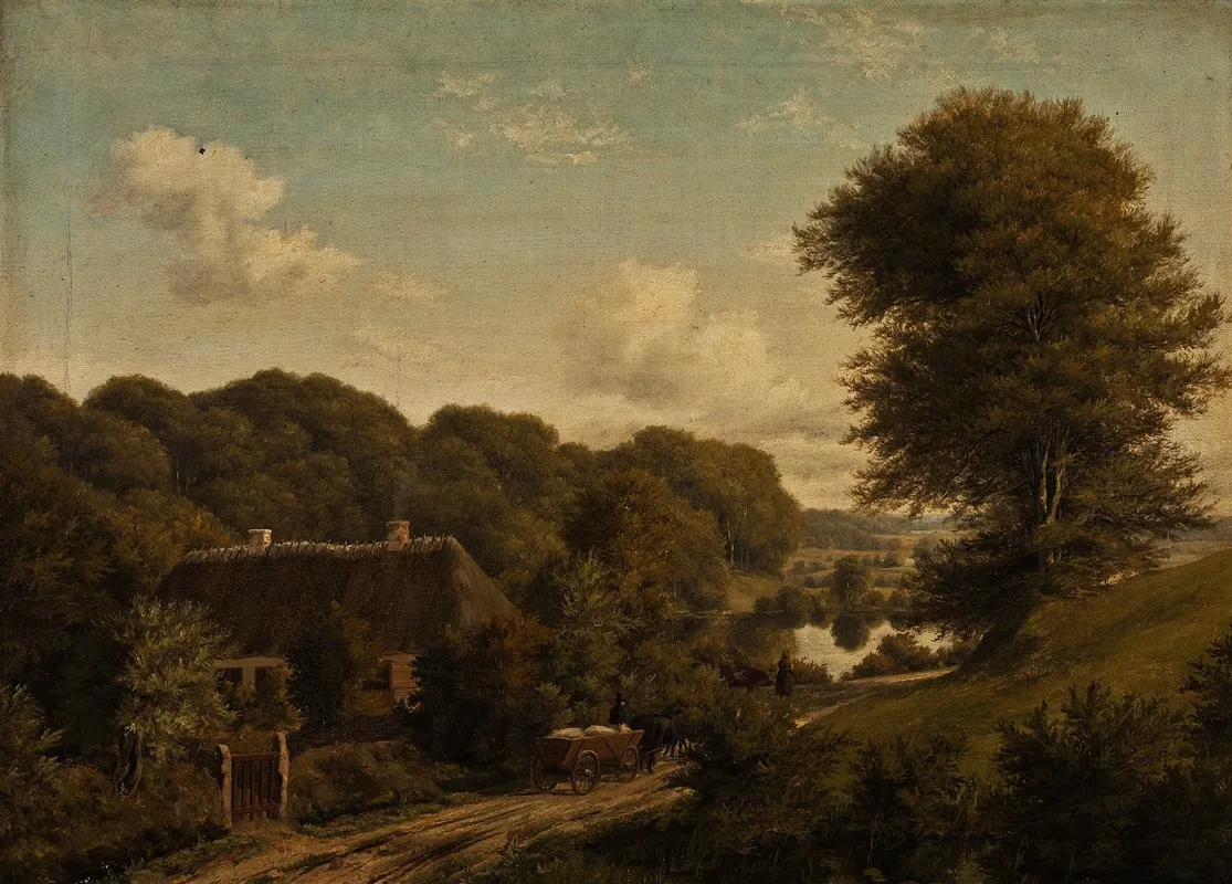Danish Landscape Wall Art by August Wilhelm Boesen - High-Resolution Digital Print