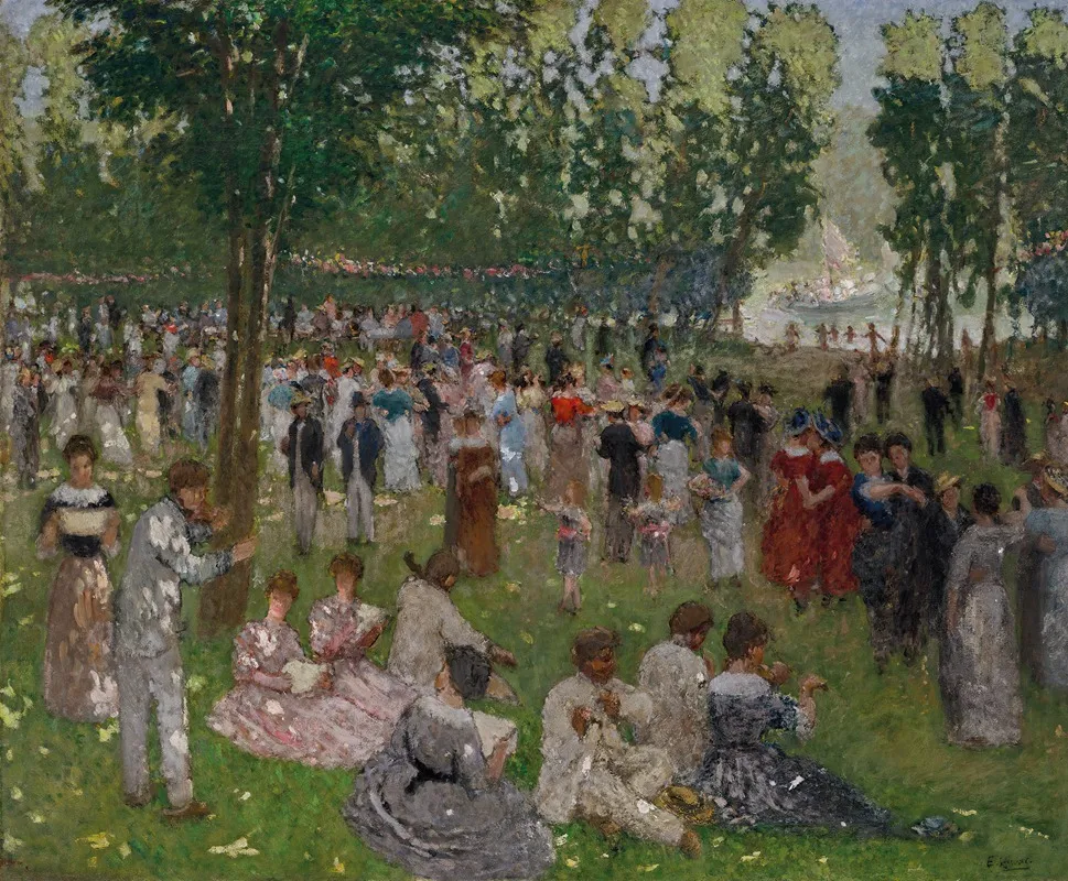 Dans Le Parc Wall Art by Ernest Quost - High-Resolution Digital Print