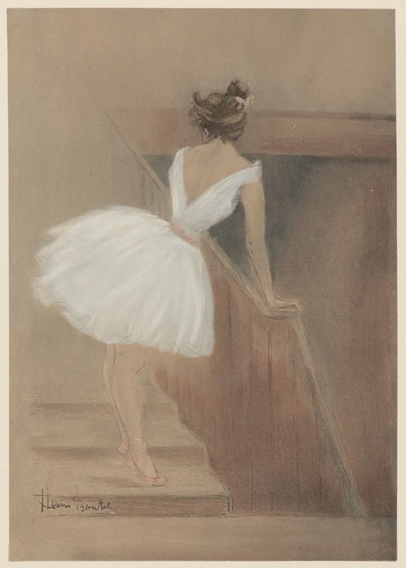 Dans Les Coulisses 2 Wall Art by Henri Boutet - High-Resolution Digital Print