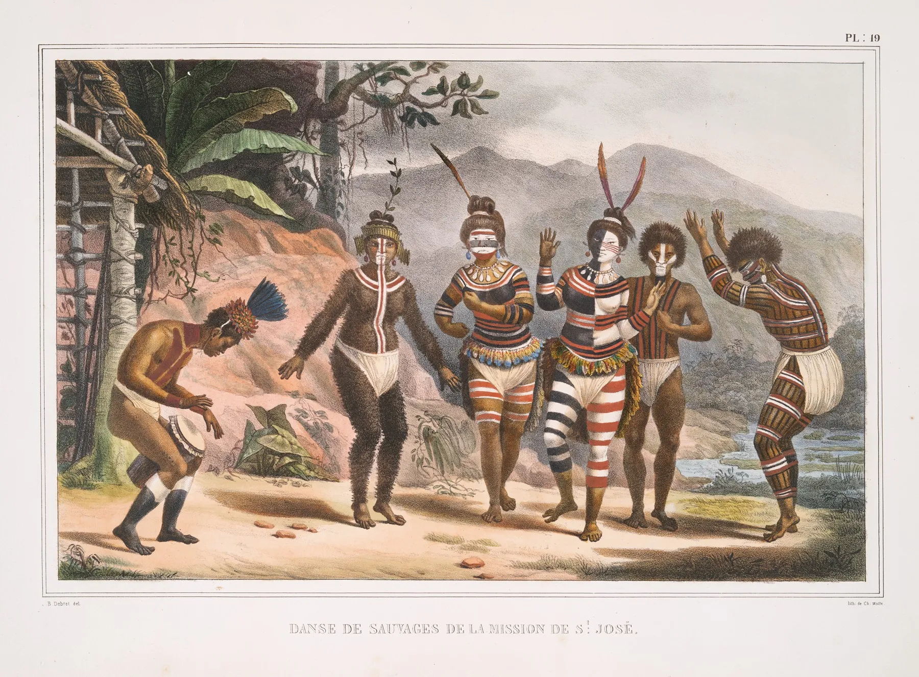 Danse De Sauvages De La Mission De St Jose
