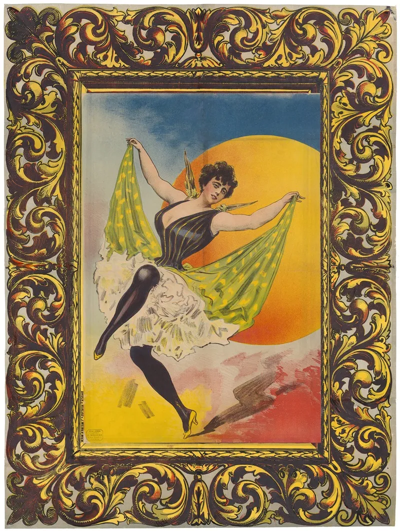Danseuse Avec Encadrement Wall Art by J. Weiner - High-Resolution Digital Print