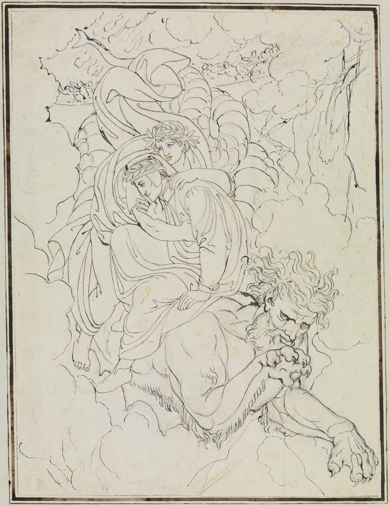 Dante Und Virgil Auf Dem Rucken Geryons Dante Inferno Canto 17 V 94