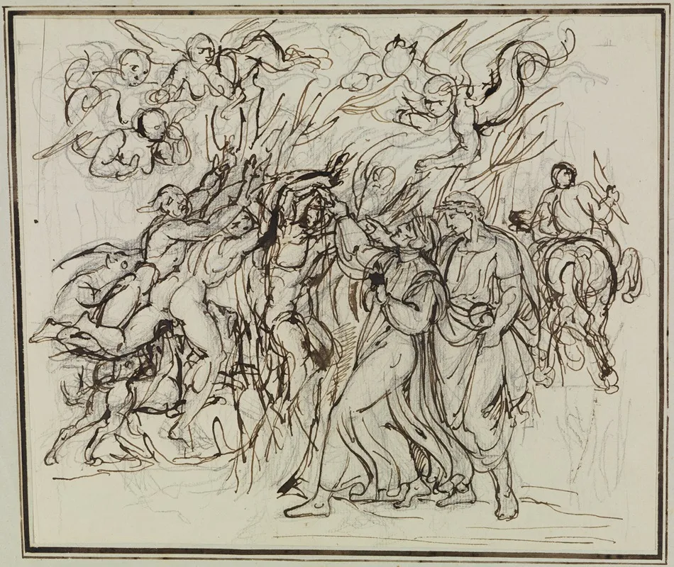 Dante Und Virgil Im Wald Der Selbstmorder Dante Inferno Canto 13 V 31