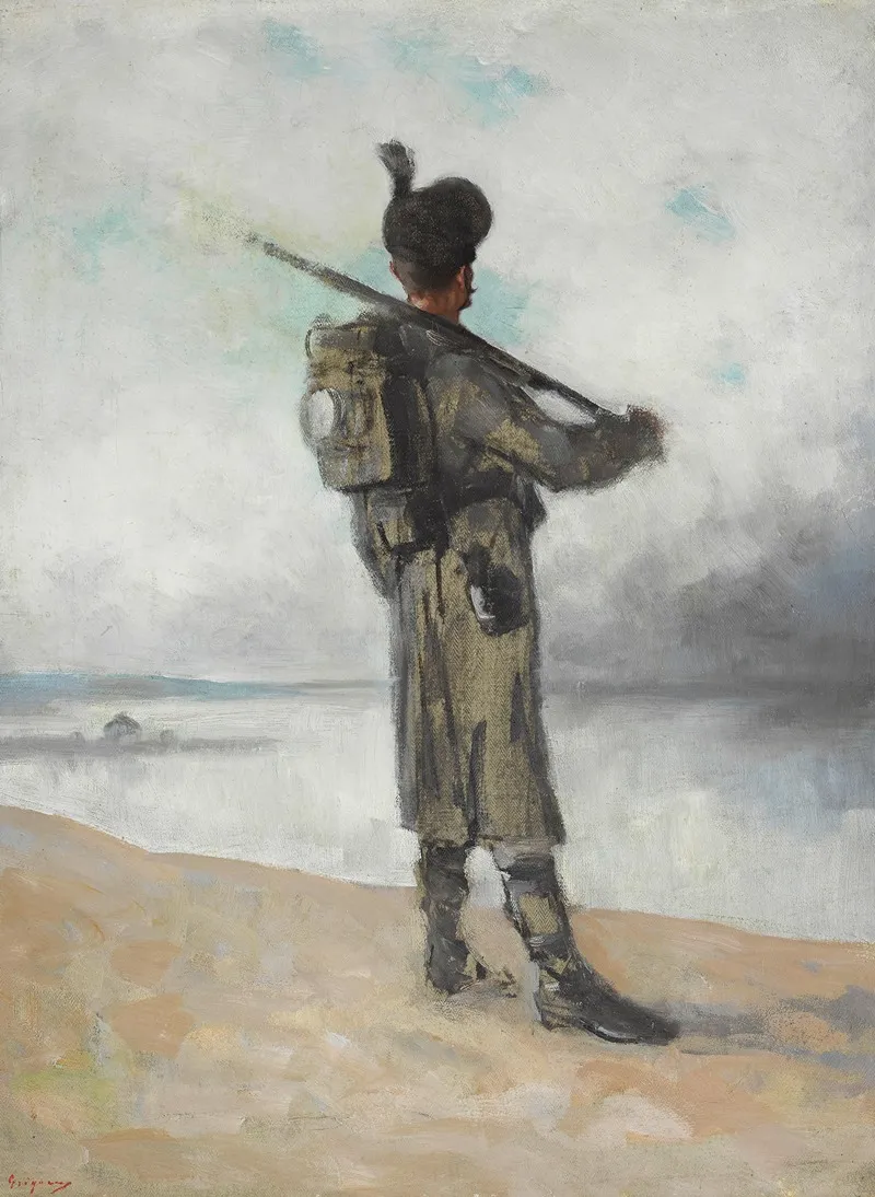 Danube Guard Santinela Wall Art by Nicolae Grigorescu - High-Resolution Digital Print