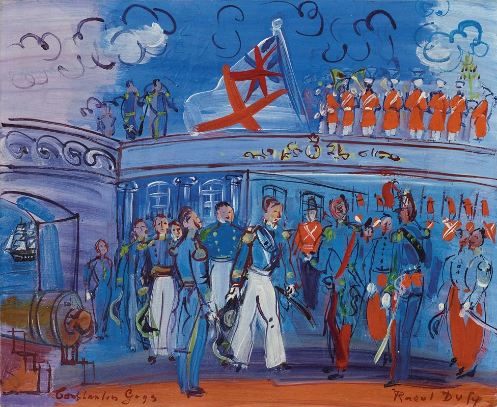 Dapres Constantin Guys Wall Art by Raoul Dufy - High-Resolution Digital Print