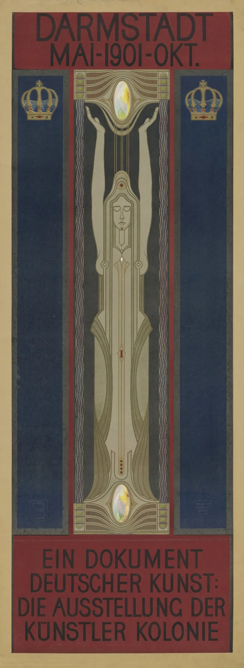 Darmstadt Ein Dokument Deutscher Kunst Wall Art by Peter Behrens - High-Resolution Digital Print