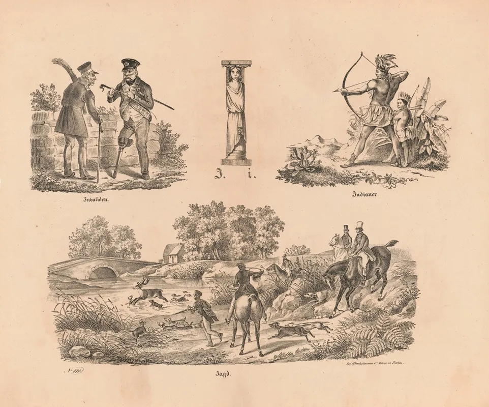 Das Allegrosste Bilder Abc Ij Wall Art by Theodor Hosemann - High-Resolution Digital Print