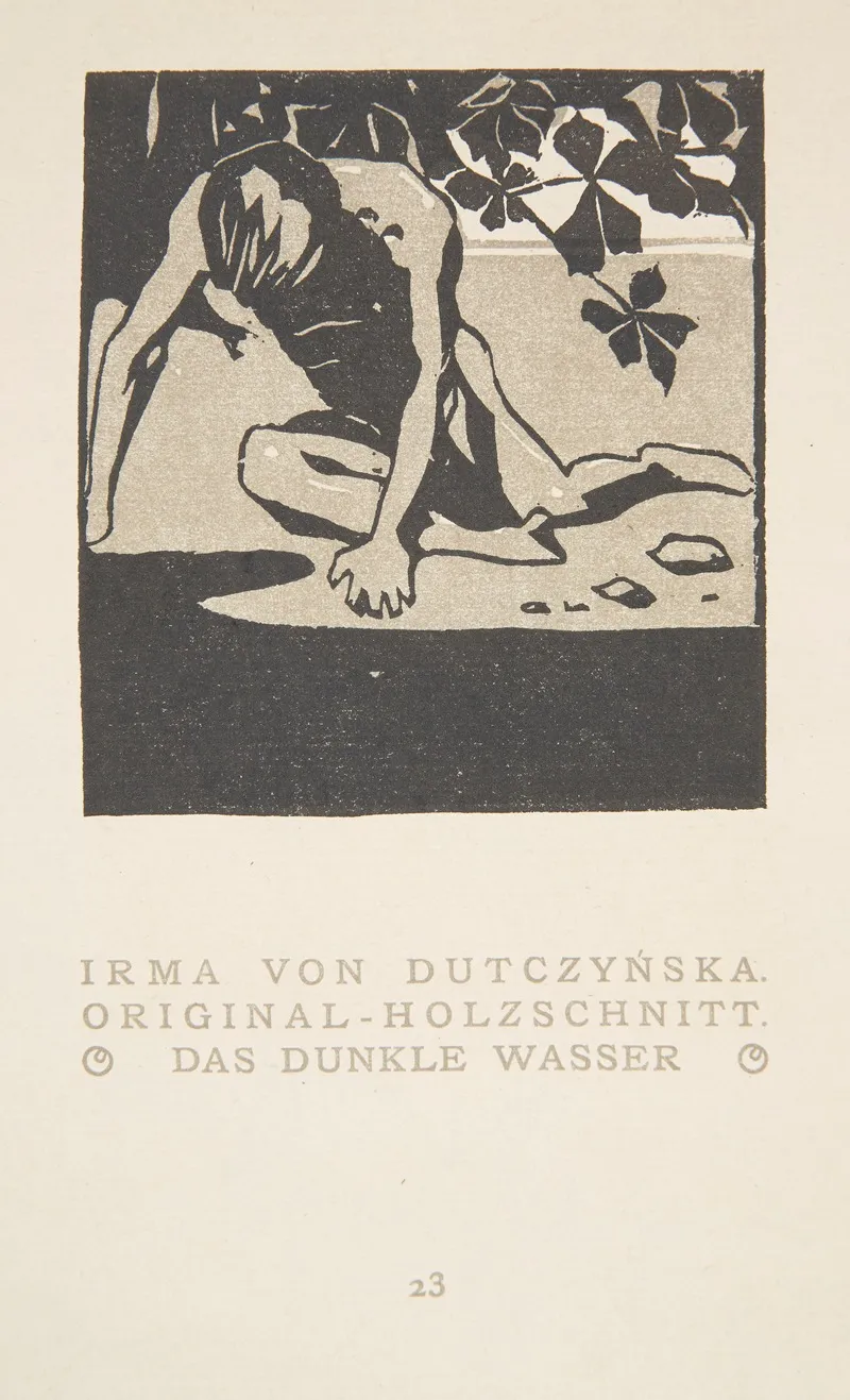 Das Dunkle Wasser Wall Art by Irma Duczyńska - High-Resolution Digital Print