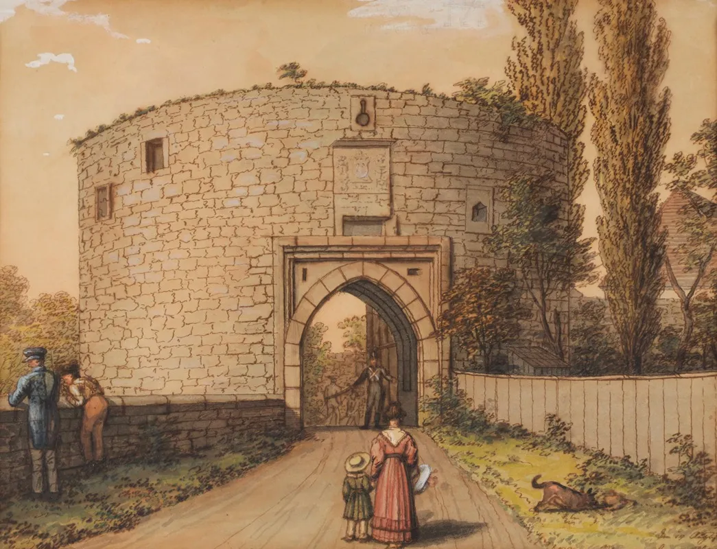 Das Friedrichstor Im Linzer Schloss Wall Art by Johannes Maria Monsorno - High-Resolution Digital Print