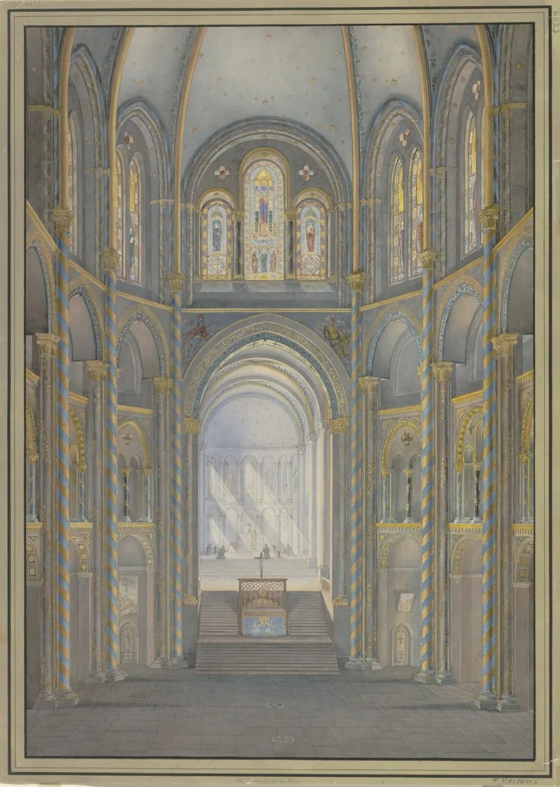 Das Innere Von St Gereon In Koln