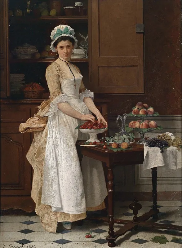 Das Kirschenmadchen Wall Art by Joseph Caraud - High-Resolution Digital Print