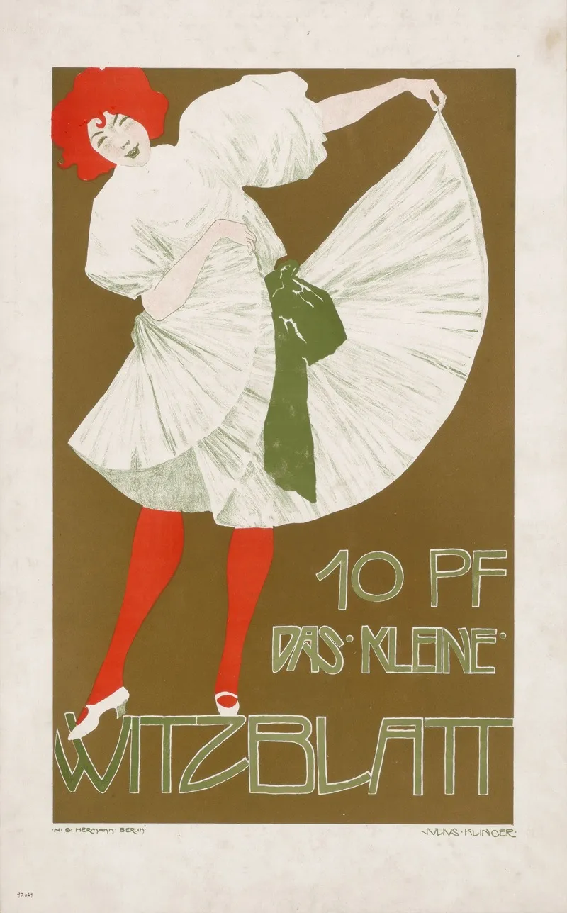 Das Kleine Witzblatt 4 Wall Art by Julius Klinger - High-Resolution Digital Print
