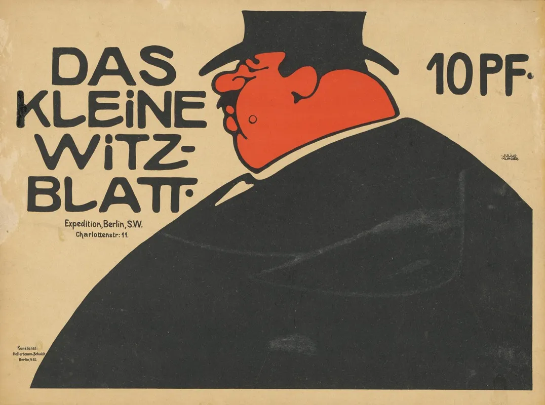 Das Kleine Witzblatt 5 Wall Art by Julius Klinger - High-Resolution Digital Print