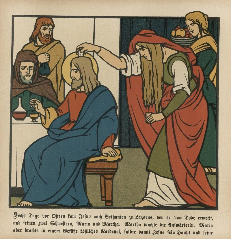 Das Leiden Jesu The Passion Of Christ Pl 02 Wall Art by Vereinigte Kunstanst - High-Resolution Digital Print