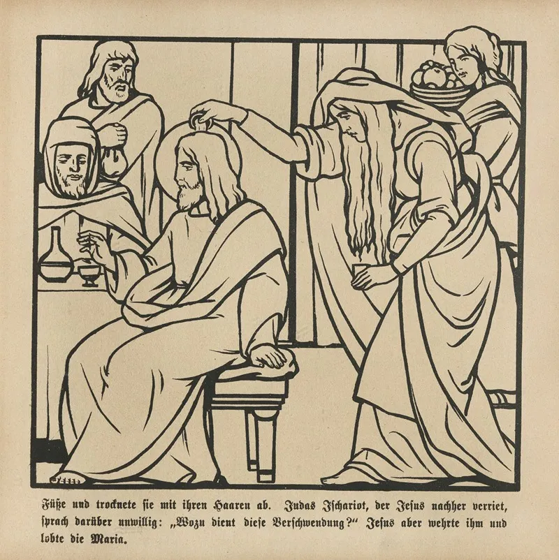 Das Leiden Jesu The Passion Of Christ Pl 03 Wall Art by Vereinigte Kunstanst - High-Resolution Digital Print