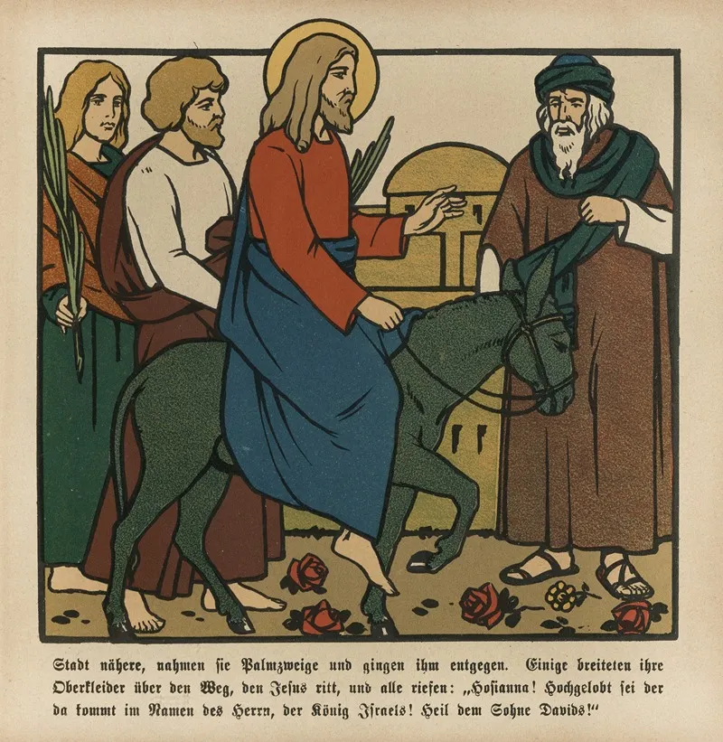 Das Leiden Jesu The Passion Of Christ Pl 05 Wall Art by Vereinigte Kunstanst - High-Resolution Digital Print