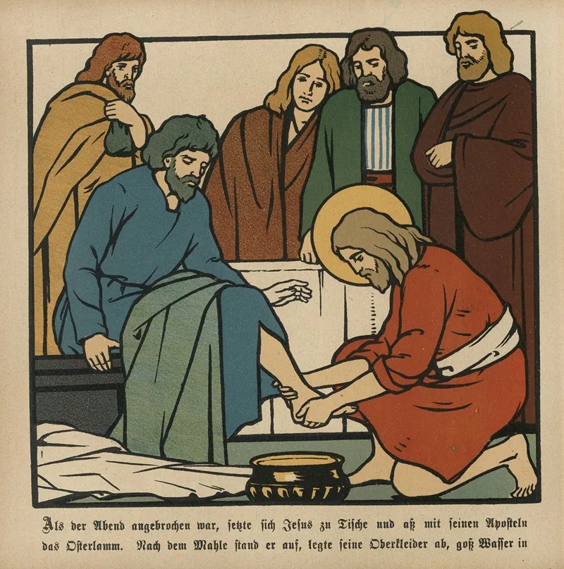 Das Leiden Jesu The Passion Of Christ Pl 06 Wall Art by Vereinigte Kunstanst - High-Resolution Digital Print