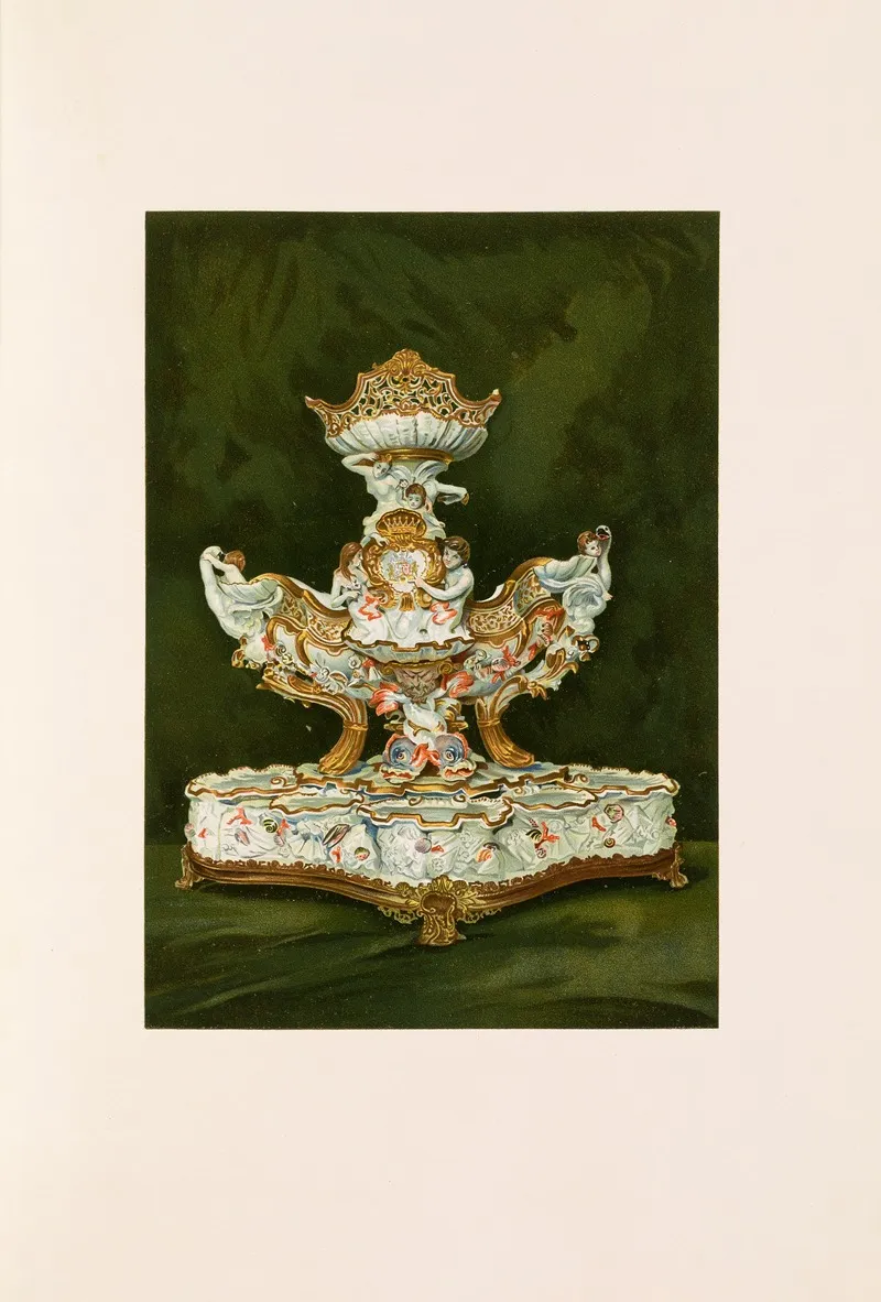 Das Meissner Porzellan Und Seine Geschichte Pl 11 Wall Art by Karl Berling - High-Resolution Digital Print