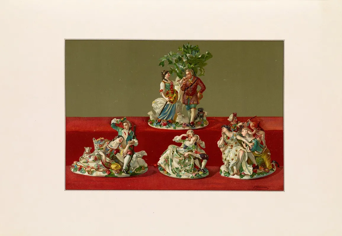 Das Meissner Porzellan Und Seine Geschichte Pl 12 Wall Art by Karl Berling - High-Resolution Digital Print