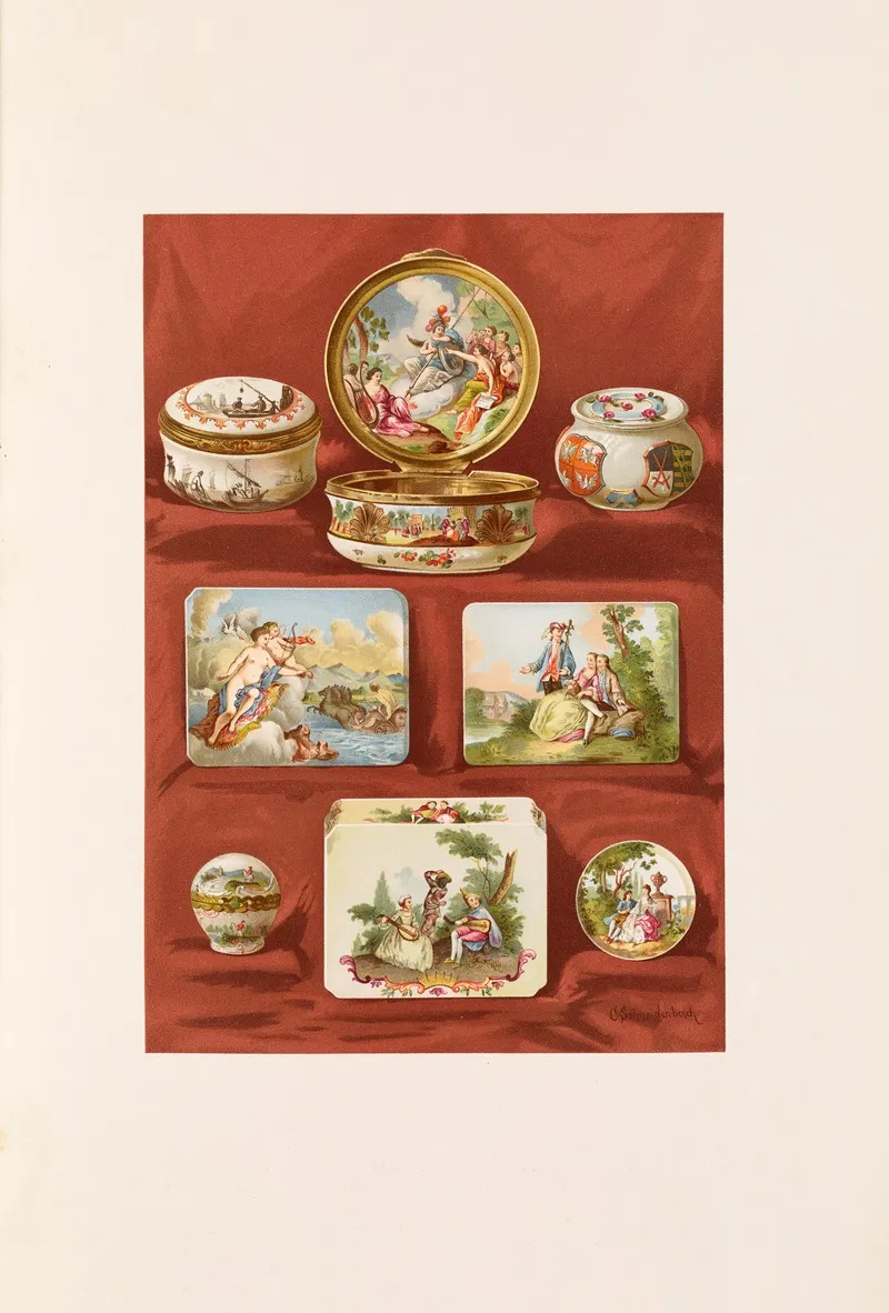Das Meissner Porzellan Und Seine Geschichte Pl 13 Wall Art by Karl Berling - High-Resolution Digital Print