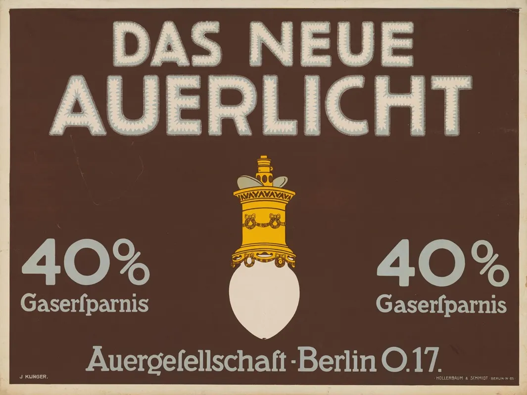 Das Neue Auerlicht 2 Wall Art by Julius Klinger - High-Resolution Digital Print
