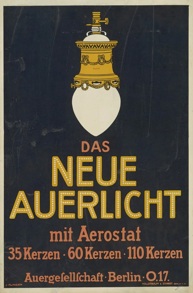 Das Neue Auerlicht Wall Art by Julius Klinger - High-Resolution Digital Print