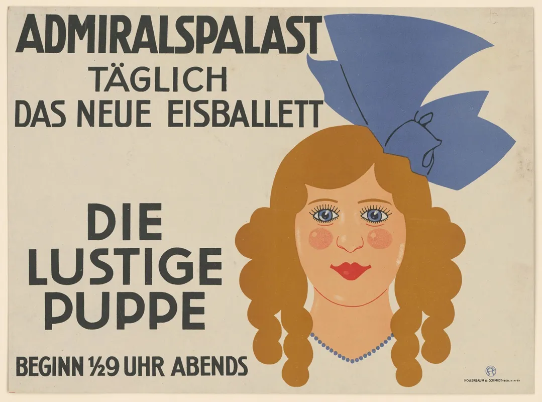 Das Neue Eisballett Die Lustige Puppe Wall Art by Julius Klinger - High-Resolution Digital Print