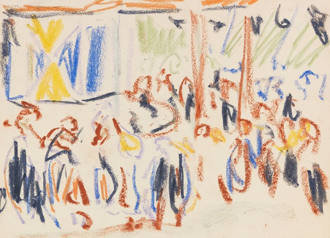 Das Park Konzert Wall Art by Ernst Ludwig Kirchner - High-Resolution Digital Print