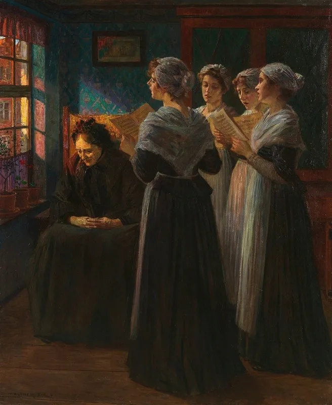 Das Standchen 2 Wall Art by Walter Firle - High-Resolution Digital Print