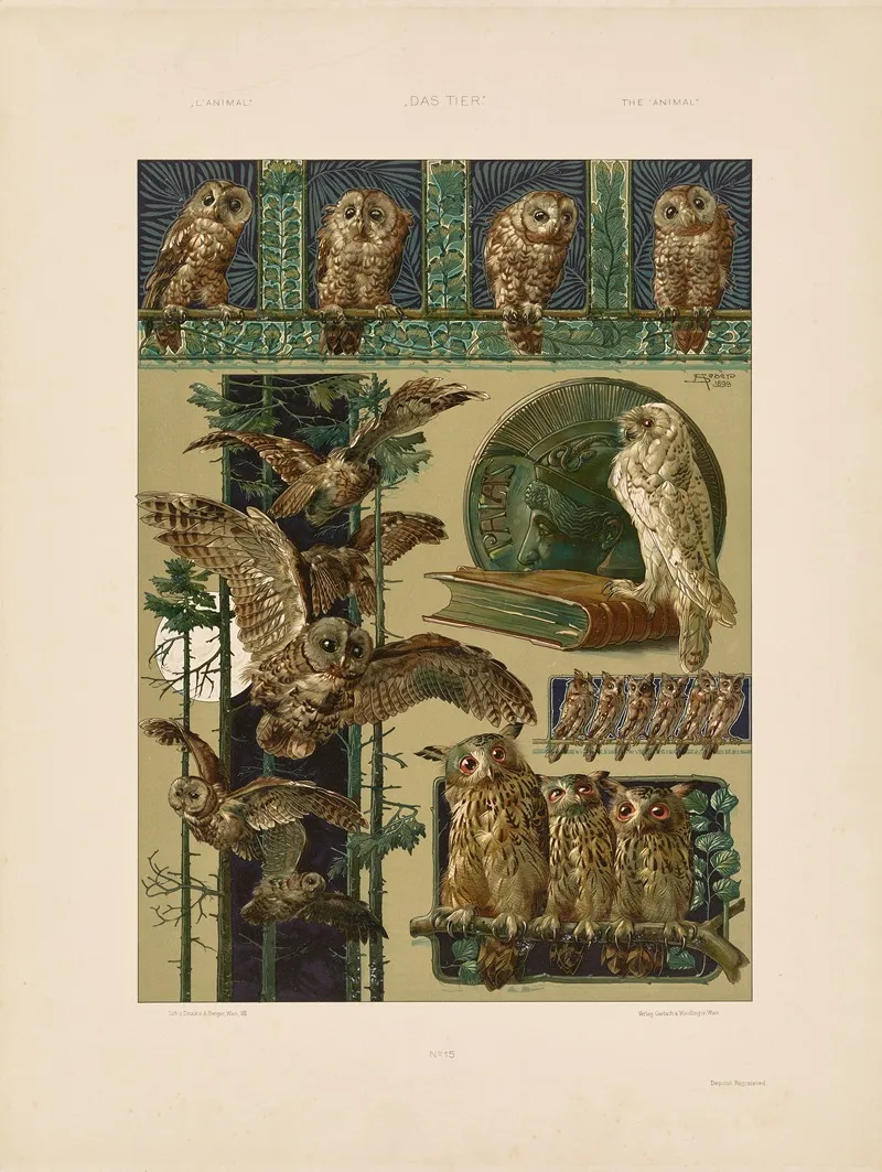 Das Thier In Der Decorativen Kunst Pl 16
