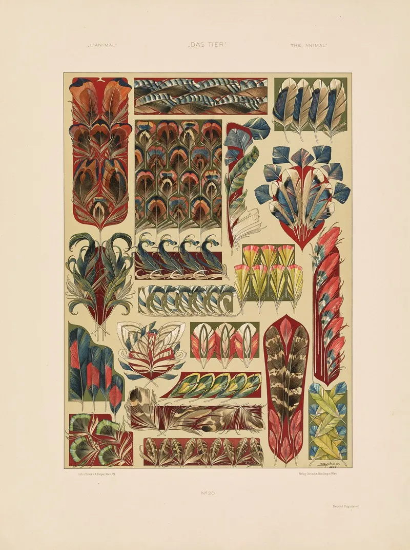 Das Thier In Der Decorativen Kunst Pl 21